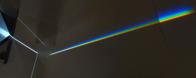 dispersion of light by a prism