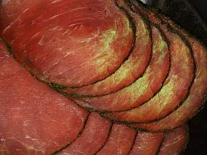 iridescent meat