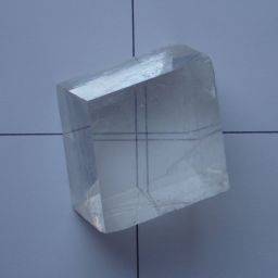 calcite, birefringence