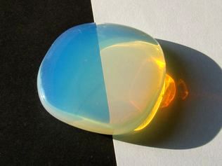 Tyndall-Effekt am Opalglas