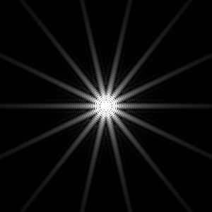 14-pronged diffraction star