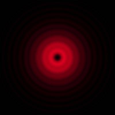 computed diffraction pattern